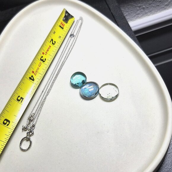 Authentic Pandora Sterling Silver Heart Knot Necklace Adjustable Length 24 In CZ - Picture 4 of 7